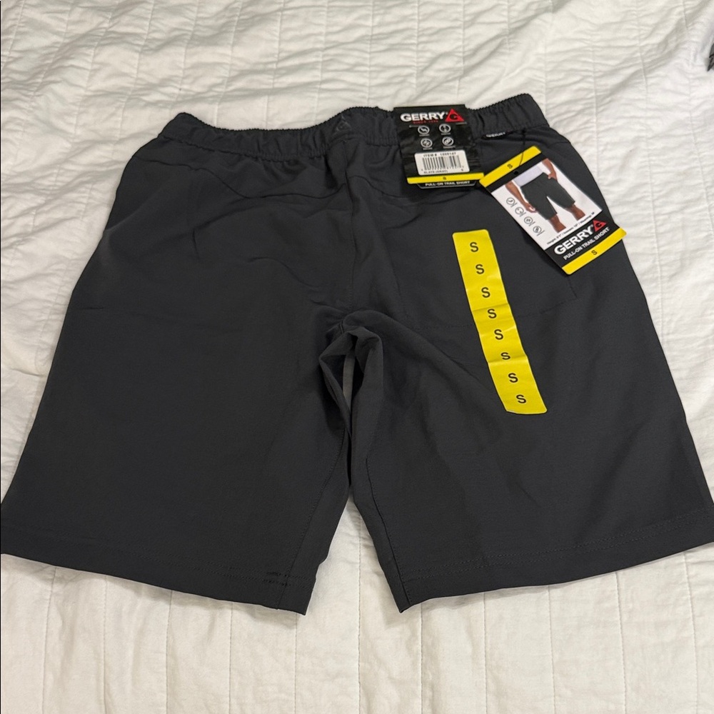 Gerry Weber Black Men's Athletic Shorts with Elastic Waistband